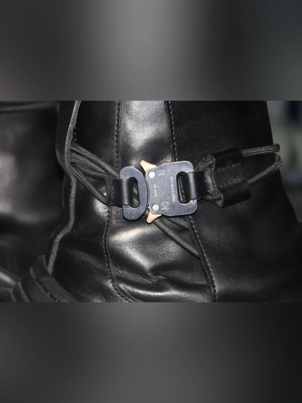 1017 ALYX 9SM Safety Buckle Platform Ankle Boots